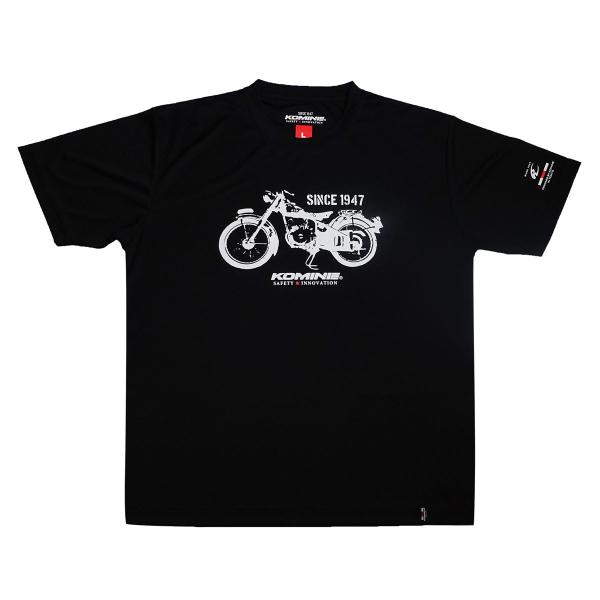 コミネ Komine バイク用 Tシャツ JK-400 コミネTシャツ ブラック/Mc Sサイズ 0...