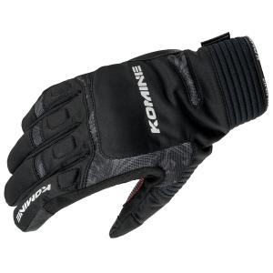 コミネ Komine バイクグローブ Gloves GK-801 ウインターグローブ カルタゴ ブラックマーブル Lサイズ 06-801/BK-MARBLE/L