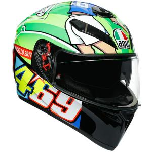 AGV バイク用ヘルメット フルフェイス K-3 SV ROSSI MUGELLO 2017  XLサイズ  030190MF009-XL