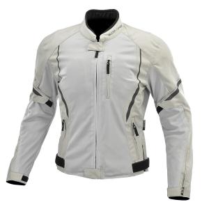 コミネ Komine バイク用 ジャケット Jacket JK-146 プロテクトハーフメッシュジャケット ライトグレー Mサイズ 07-146/L.GY/M｜moto-zoa