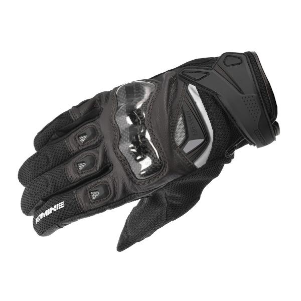 コミネ Komine バイクグローブ Gloves GK-224 カーボンプロテクトレザーメッシュグ...