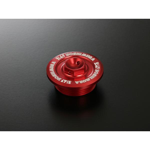 ヨシムラ バイク用 オイルフィラーキャップ Type-FD(M30xP1.5MM) レッド 車種:G...