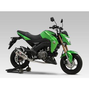 ヨシムラ バイク用 マフラー 機械曲R-77S サイクロン EXPORT SPEC 政府認証 チタンカバー/カーボンエンド 車種:Z125PRO 品番:110A-202-5180