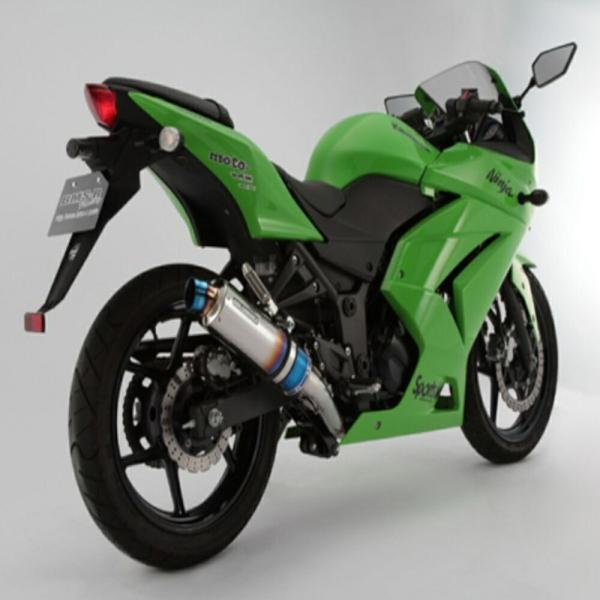 ビームス BEAMS バイク用 マフラー Ninja250 &apos;08~&apos;12 フルエキゾースト ヒート...