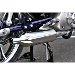 プリティー製 XJR400 ガニマタ ブレット管 ブラック 4HM