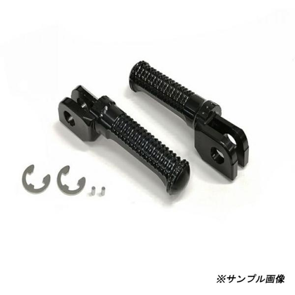 15日クーポン配布 ACTIVE (アクティブ) バイク用 ステップバー タンデム側 ブラック カワ...