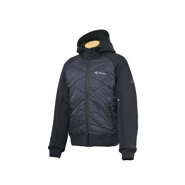 urbanism アーバニズム バイク用 プロテクションウィンターパーカー ネイビー Lサイズ UN...