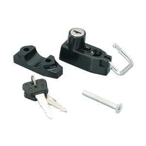 KITACO キタコ 盗難防止 ヘルメットホルダー ロック ブラック/ブラック 汎用 モンキー125(JB02/03)・CT125(JA55)・ダックス125(JB04)・CB250R 80-564-90050｜moto-zoa ヤフーショッピング店