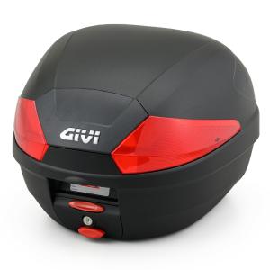 デイトナ DAYTONA バイク用 GIVI BOX (ジビ ボックス) リアボックス 29L モノロックケース B29N2 未塗装ブラック レッドリフレクター 32540