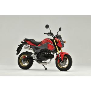 12月末で取り消します！ホンダグロムjc61　オーバーレーシングツインチタンマフラー付き 送料無料 オーヴァーレーシング OVER ツインチタンマフラー GROM 16
