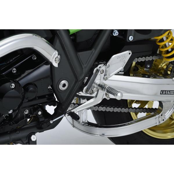 OVER Racing(オーバーレーシング) バイク用 バックステップ 4ポジション TYPE2 シ...