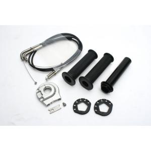 ACTIVE(アクティブ)バイク用 ハイスロットル ハイスロKIT [EVO2] シルバー 巻取φ4...