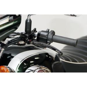 ACTIVE(アクティブ)バイク用 調節式 可倒式 レバー STFクラッチレバー ブラック W800...