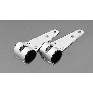 キジマ KIJIMA バイク用 ヘッドライトステー アルミ シルバー 38-43mm 205-0291S｜moto-zoa ヤフーショッピング店