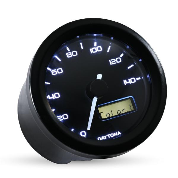 デイトナ DAYTONA VELONA(ヴェローナ) バイク用 電気式 スピードメーター 電圧計 ブ...