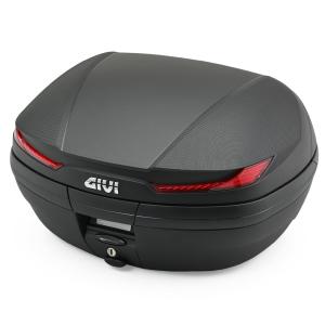 デイトナ DAYTONA バイク用 GIVI BOX ジビ リアボックス トップケース モノキー 45L ARENAシリーズ V45N 未塗装ブラック レッドレンズ 46560｜moto-zoa ヤフーショッピング店