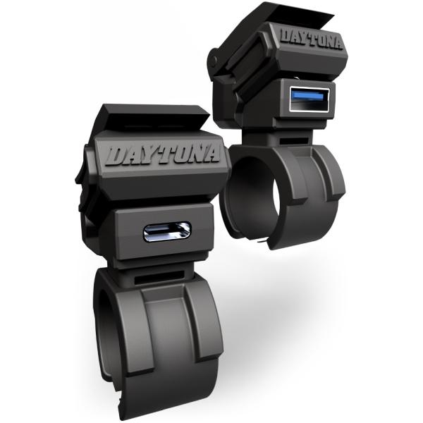 デイトナ DAYTONA バイク用 USB電源 USB-A+USB-C QC3.0/PD3.0対応 ...