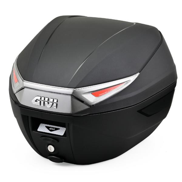 GIVI ジビ バイク用 トップケース リアボックス モノロック 30L C30NT シルバーパネル...