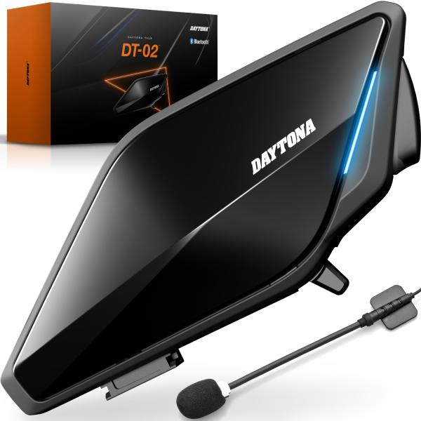 デイトナ DAYTONA バイク用 インカム 8人通話 低遅延 防水 通信距離1500m ジェット用...