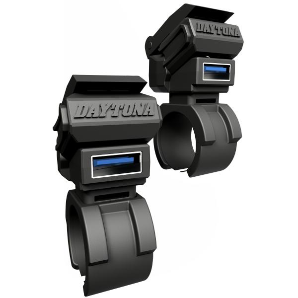 デイトナ DAYTONA バイク用 USB電源 USB-A+USB-A QC3.0対応 急速充電 6...