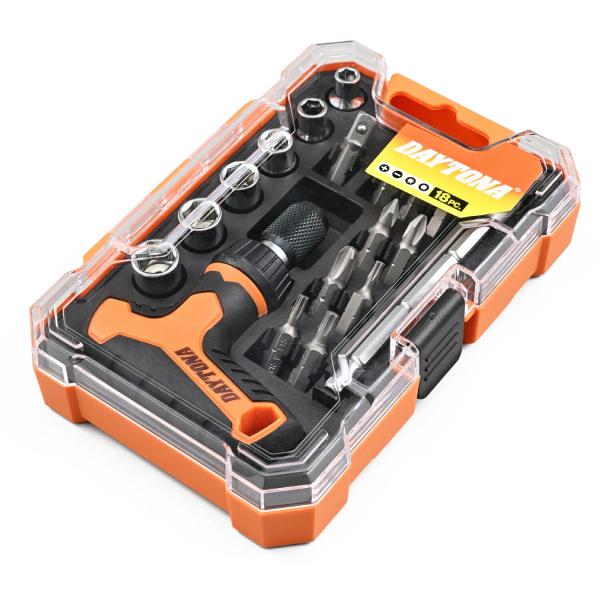 デイトナ DAYTONA バイク用 工具セット コンパクト T型ラチェット エクステンションバー付 ...