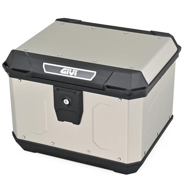 GIVI ジビ バイク リアボックス トップケース モノロック 47L アルミ製 MTN47A シル...