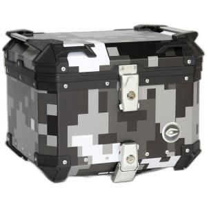 クーケース COOCASE バイク用アルミトップケース 45L デジタルカモフラージュ 大容量 汎用 通勤 通学 デリバリー ベースプレート付き 鍵2本付き CCX450MG｜moto-zoa ヤフーショッピング店