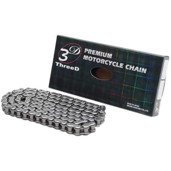 5日クーポン配布 スリード ThreeD バイク用チェーン 530ZN シルバー 96L MLJ (...