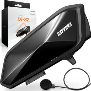デイトナ Daytona バイク インカム 15時間連続使用 高音質 スマホ通話対応 防水 Bluetooth5.1 ワイヤーマイク付属 DT-S2(DTエスツー) 1台 25050｜moto-zoa ヤフーショッピング店
