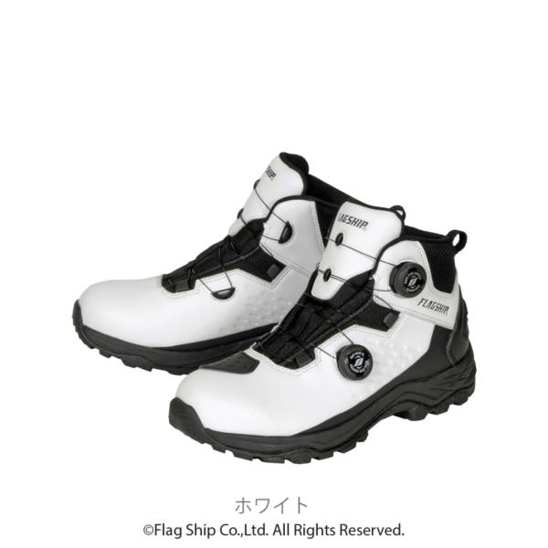 フラッグシップ Flagship バイク用 透湿 防水 ダイヤル式 ライディングブーツ FSB-80...