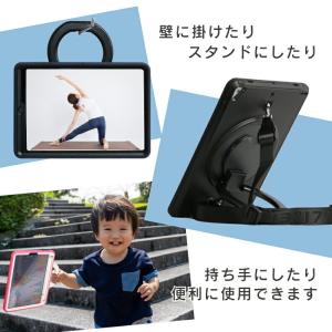 多機能リング付 ipad ケース ペン収納 耐...の詳細画像4