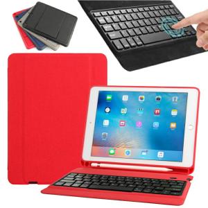 iPad キーボードカバー キーボードケース 英語配列（54キー）9.7インチ 2018 第６世代 2017 第５世代 英語配列 USキーボード Bluetooth 3.0