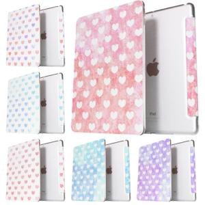 ハート柄 iPad ケース 第10世代 第9世代 第8世代 miniA17 Pro mini6 mini5 mini4 9.7 11インチ air6 air4 air5 スマートカバー 13 M4 M2カバー クリア 軽量 極薄