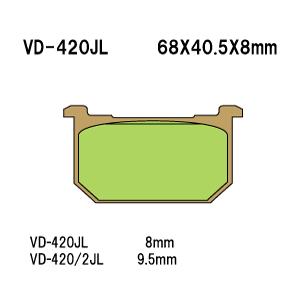 VD-420/2JL KAWASAKI 【KZ550　H1-H2　GPZ550　1982年〜1983年】【リヤ】｜motobike