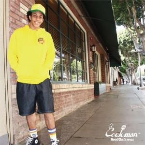 COOKMAN クックマン Chef Pants Short Denim Black シェフパンツ ショート デニム ブラック ハーフパンツ 231-11953｜motobluez-store