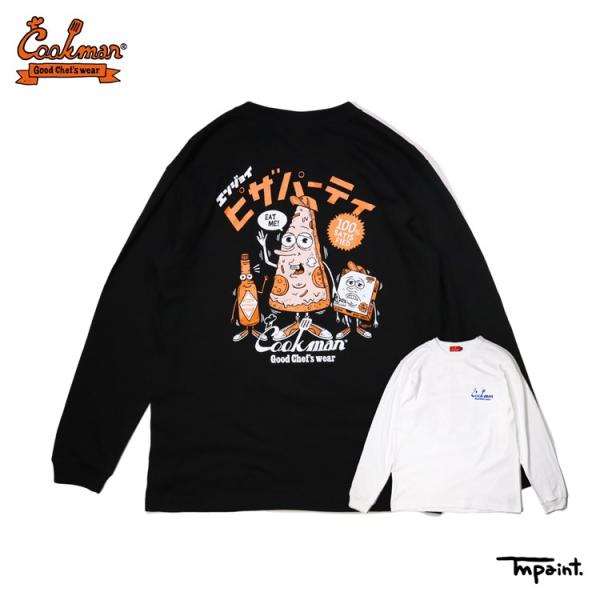 COOKMAN クックマン ロングスリーブ Tシャツ TM Paint Pizza Party 23...