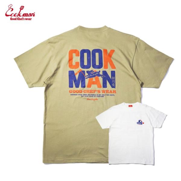 COOKMAN｜クックマン Tシャツ Rabbit ラビット（ユニセックス） 半袖　ホワイト ベージ...
