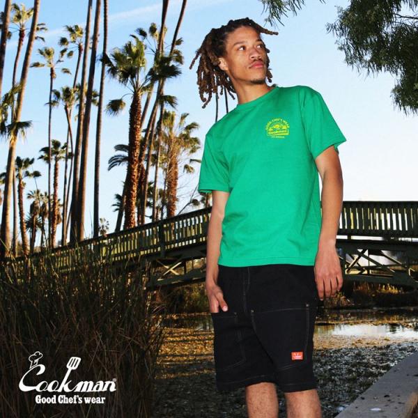 COOKMAN クックマン Chef Pants Short Front pocket Black ...