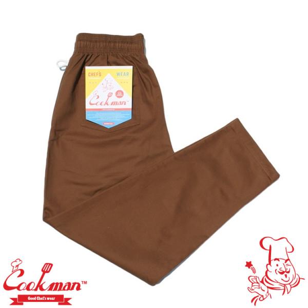 COOKMAN Chef Pants Chocolate クックマン シェフパンツ チョコレート 2...