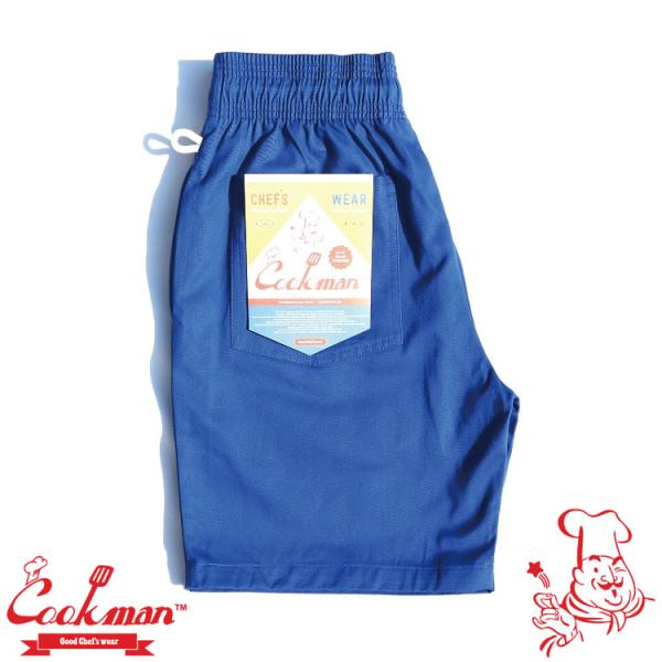 COOKMAN クックマン Chef Pants Short Deep Blue ショート シェフパ...