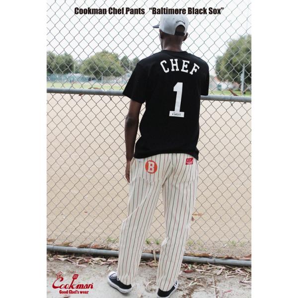 COOKMAN クックマン Chef Pants Baltimore Black Soxs シェフパ...