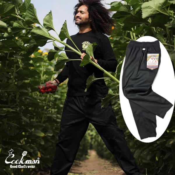 COOKMAN クックマン Harvest Pants Black ハーヴェストパンツ ブラック ロ...