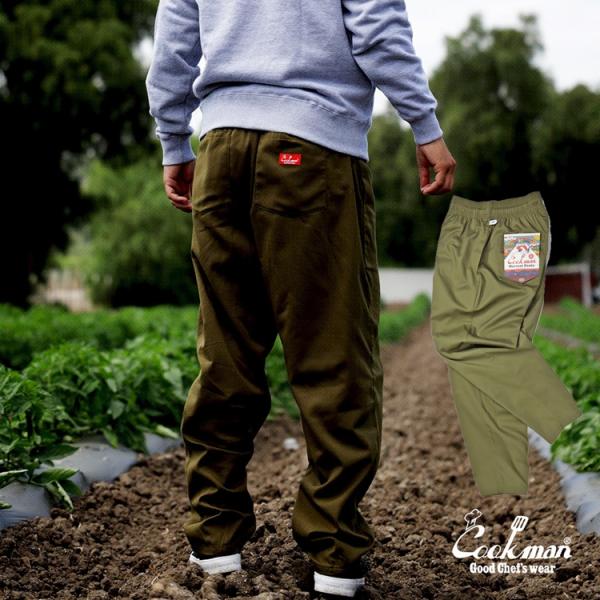 COOKMAN クックマン Harvest Pants Olive ハーヴェストパンツ オリーブ ロ...