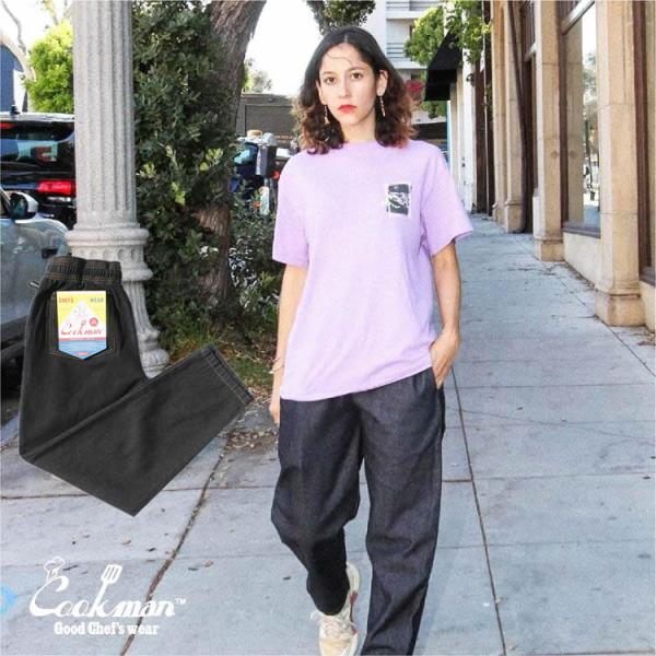 COOKMAN クックマン シェフパンツ Chef Pants DENIM Black デニムブラッ...