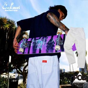 COOKMAN クックマン Chef Pants Bloom Pants White シェフパンツ ブルームパンツ ホワイト 231-41847｜motobluez-store