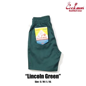 COOKMAN クックマン Chef Pants Short Lincoln Green シェフパンツ ショート リンカーングリーン ハーフパンツ　231-41955