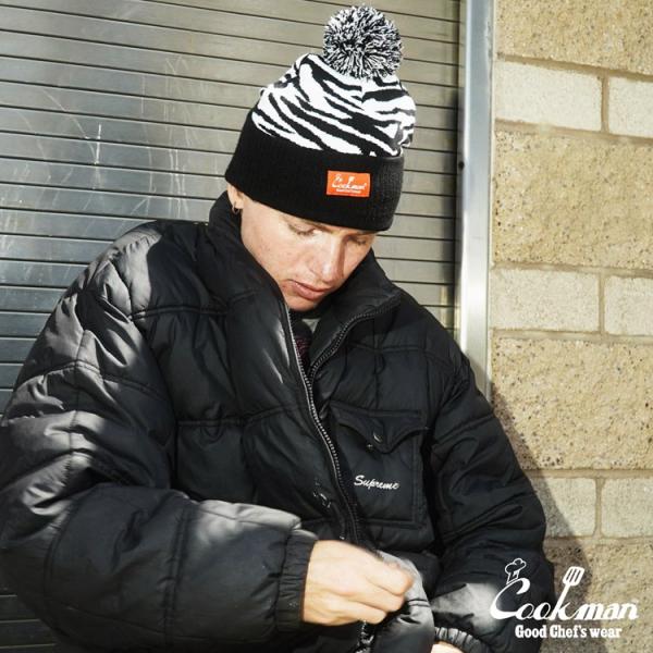 COOKMAN クックマン Beanie Zebra ビーニー ゼブラ  233-23172 ニット...