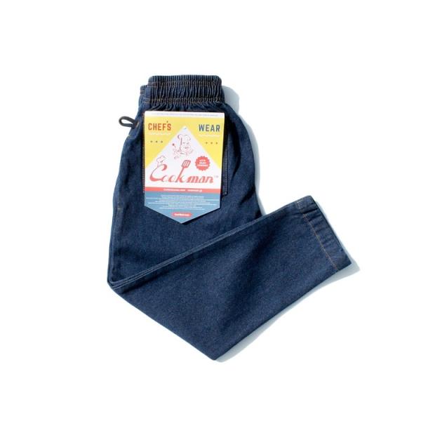 COOKMAN クックマン Chef Pants Denim Kids Size シェフパンツ デニ...