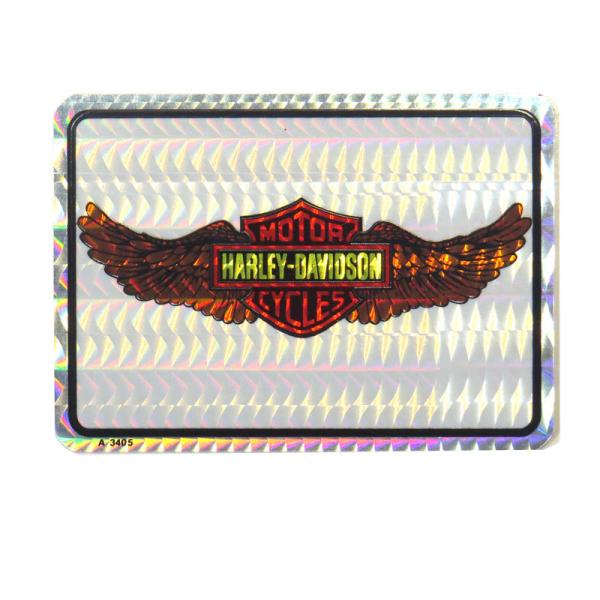 ハーレーダビッドソン  1980-90年代 ビンテージ デッドストック ホログラムステッカー デカー...