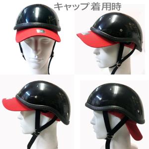 ヘルメット ハーフヘルメット 新型 ダックテー...の詳細画像3